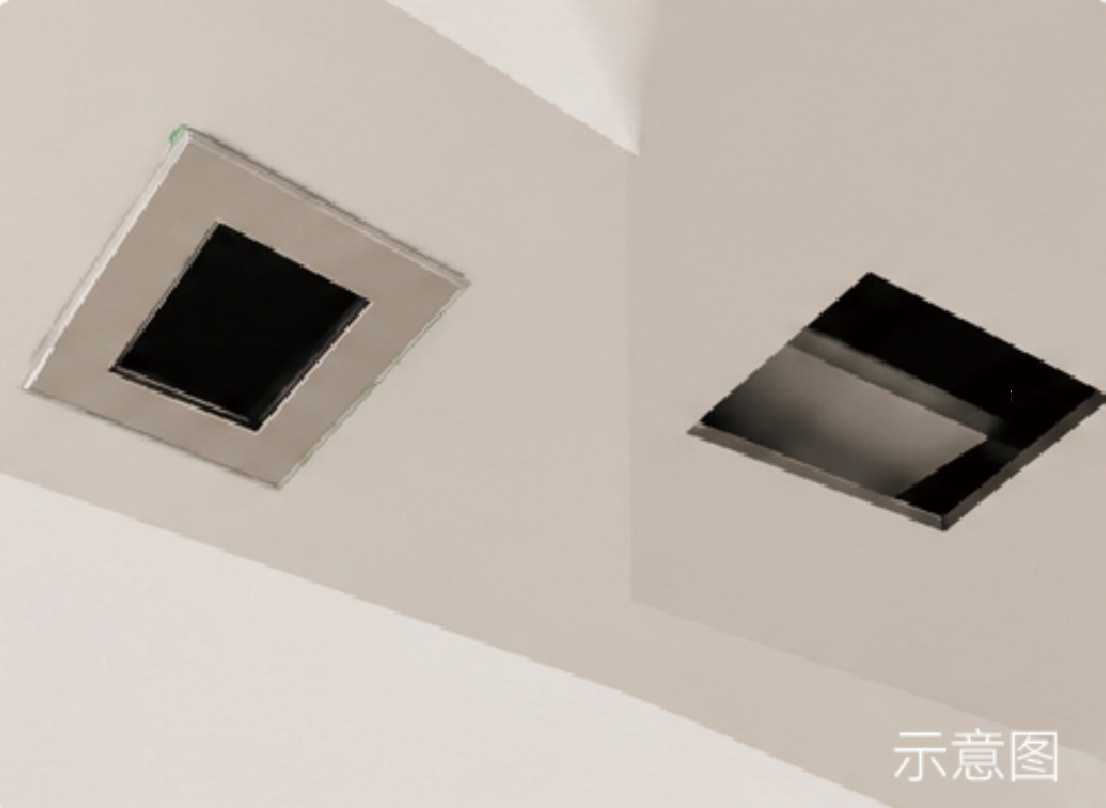 隐形检修口完成面